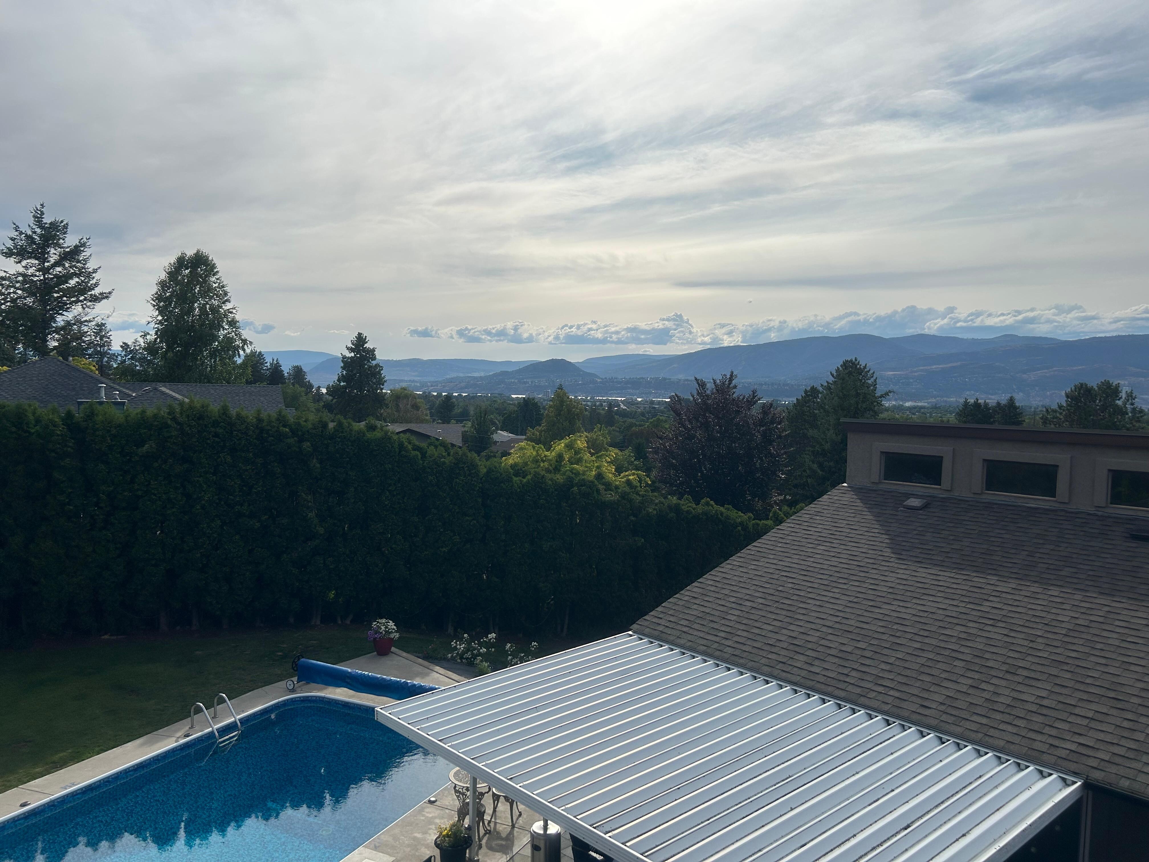 From the viewing deck