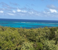 The view to the Atlantic. The view of the Caribbean is just as picturesque.