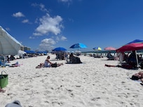 Directly across the street from Beachside Resort Hotel.