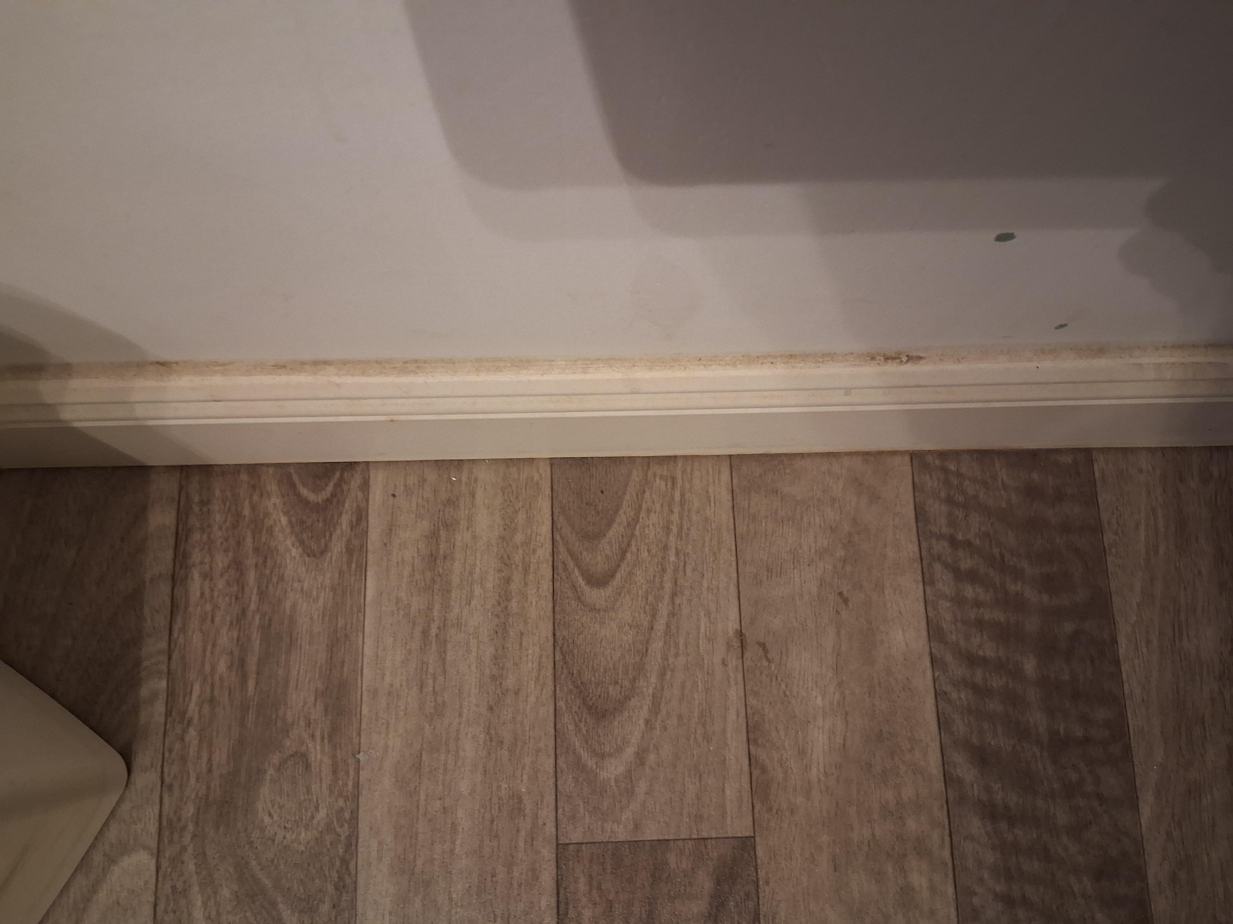 Dirty baseboards 