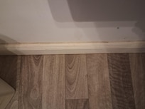 Dirty baseboards