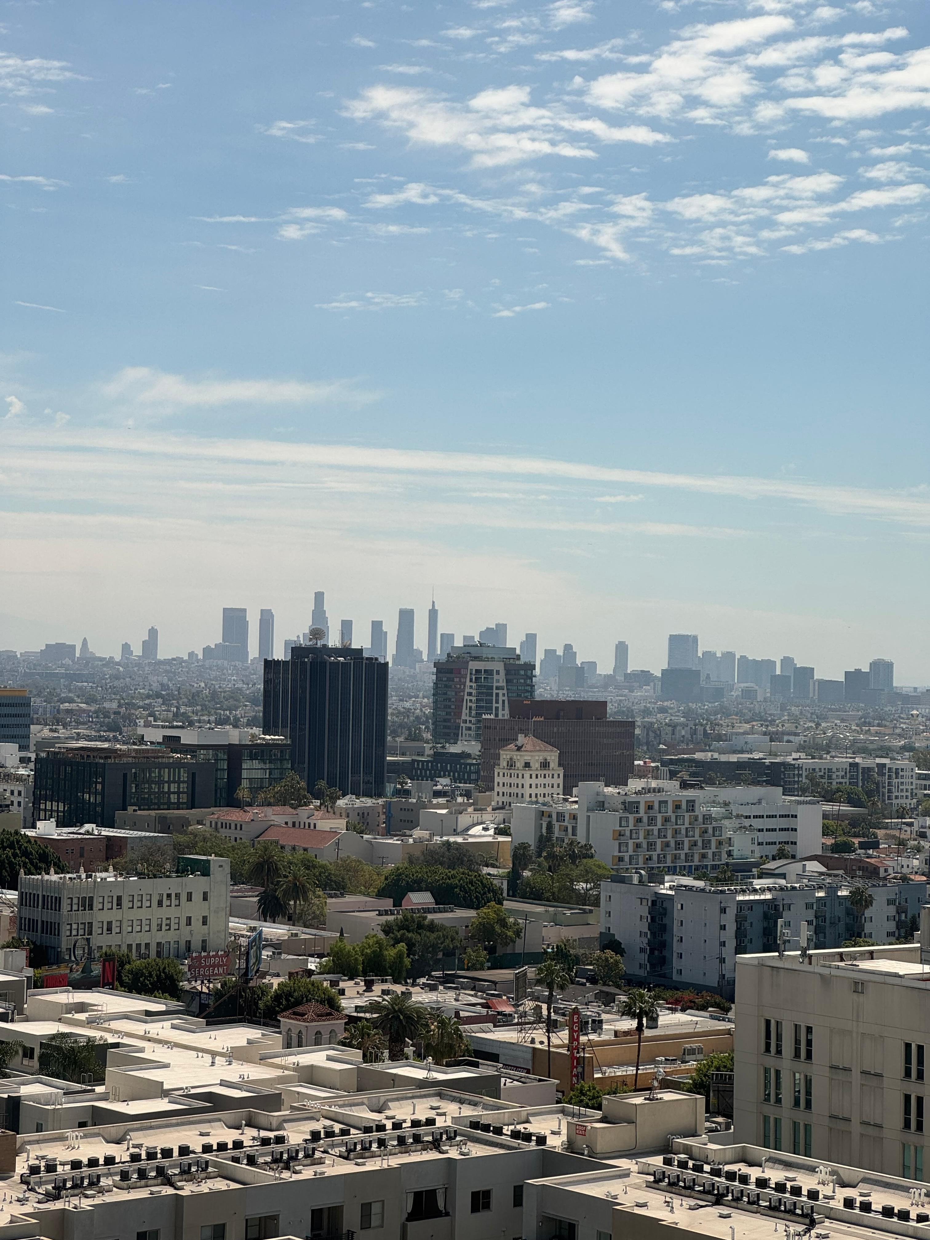 Vista desde el hotel. 