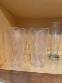 Residue on cups