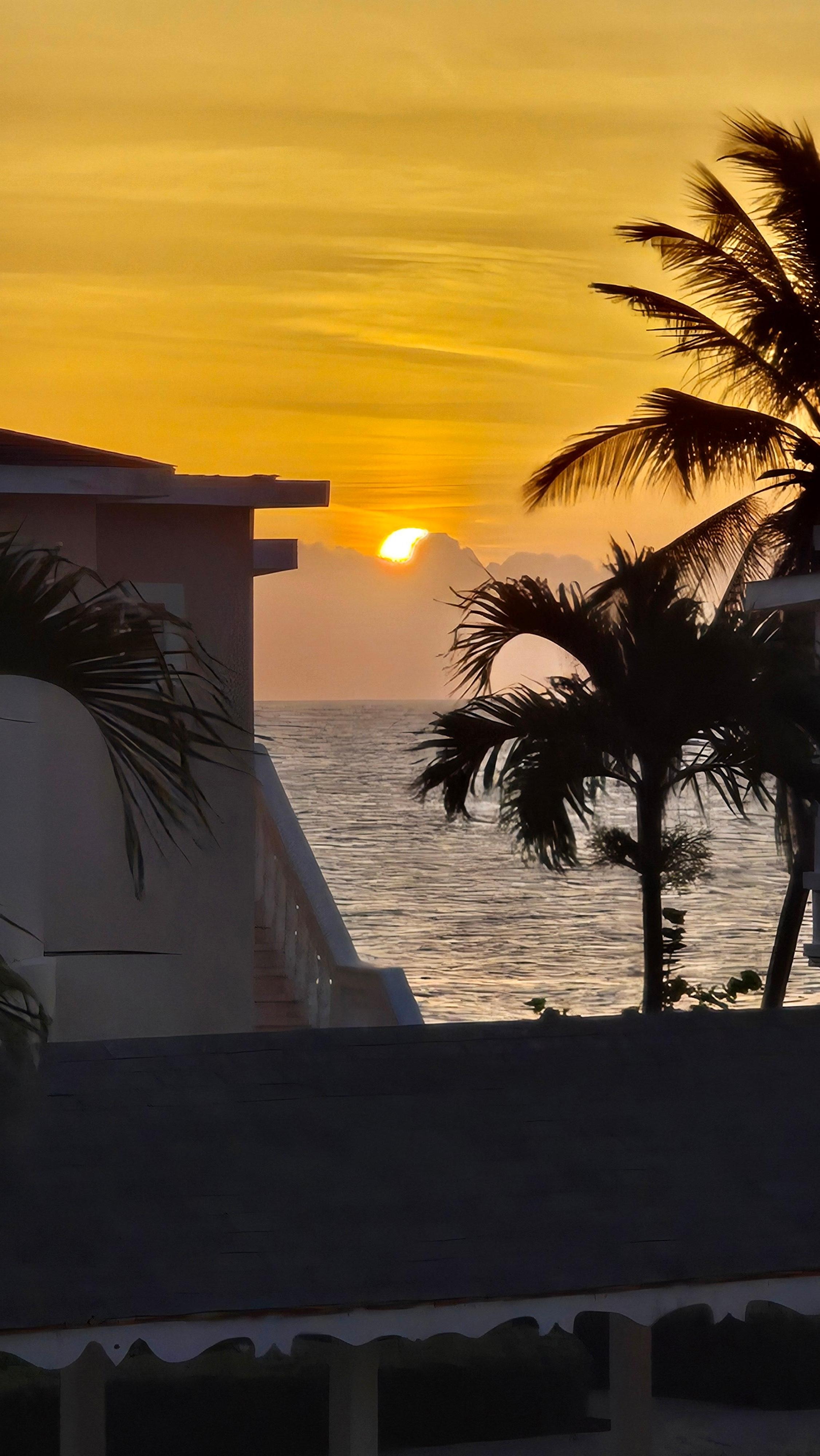 Sunset from the room