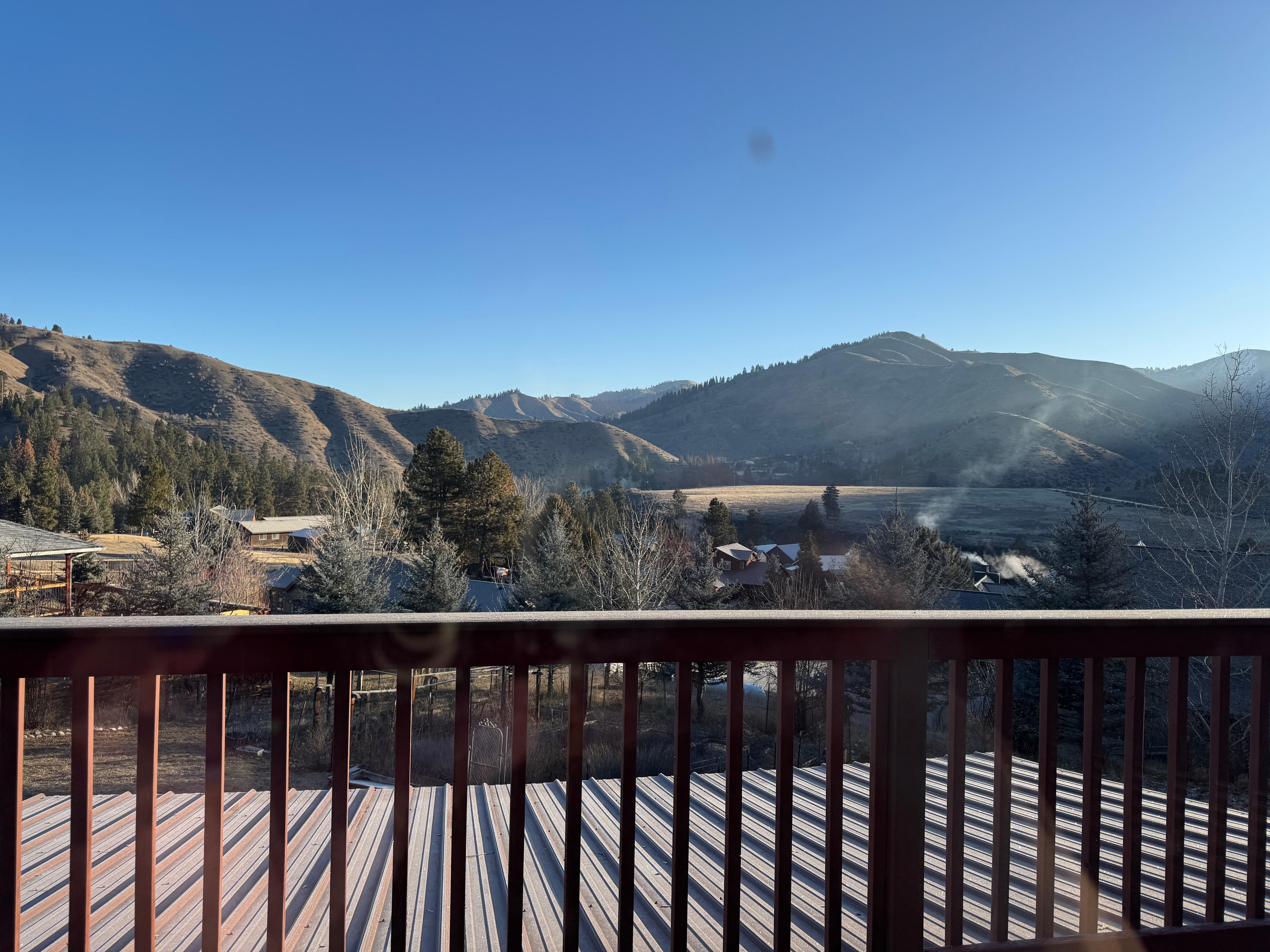 The view was so nice. 