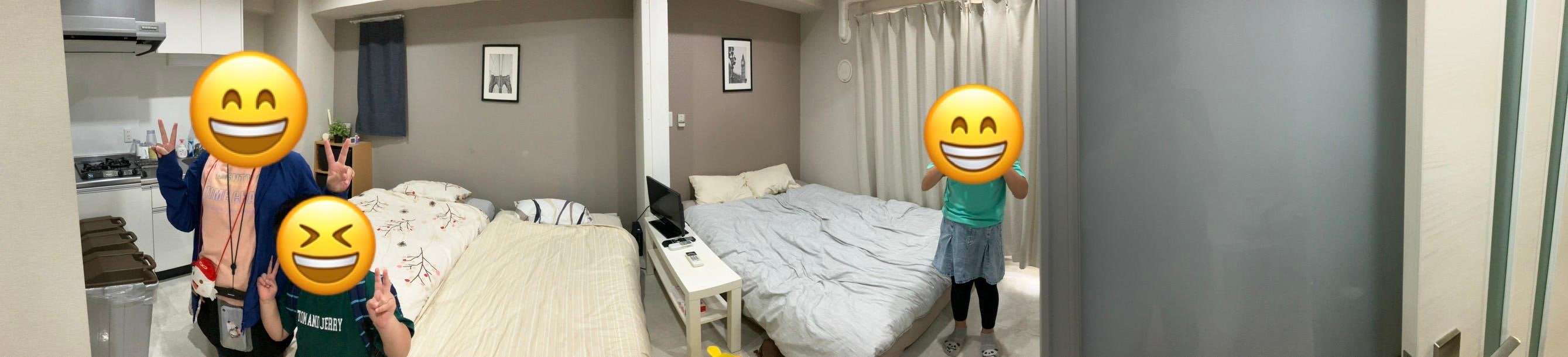 室内のパノラマ写真です。