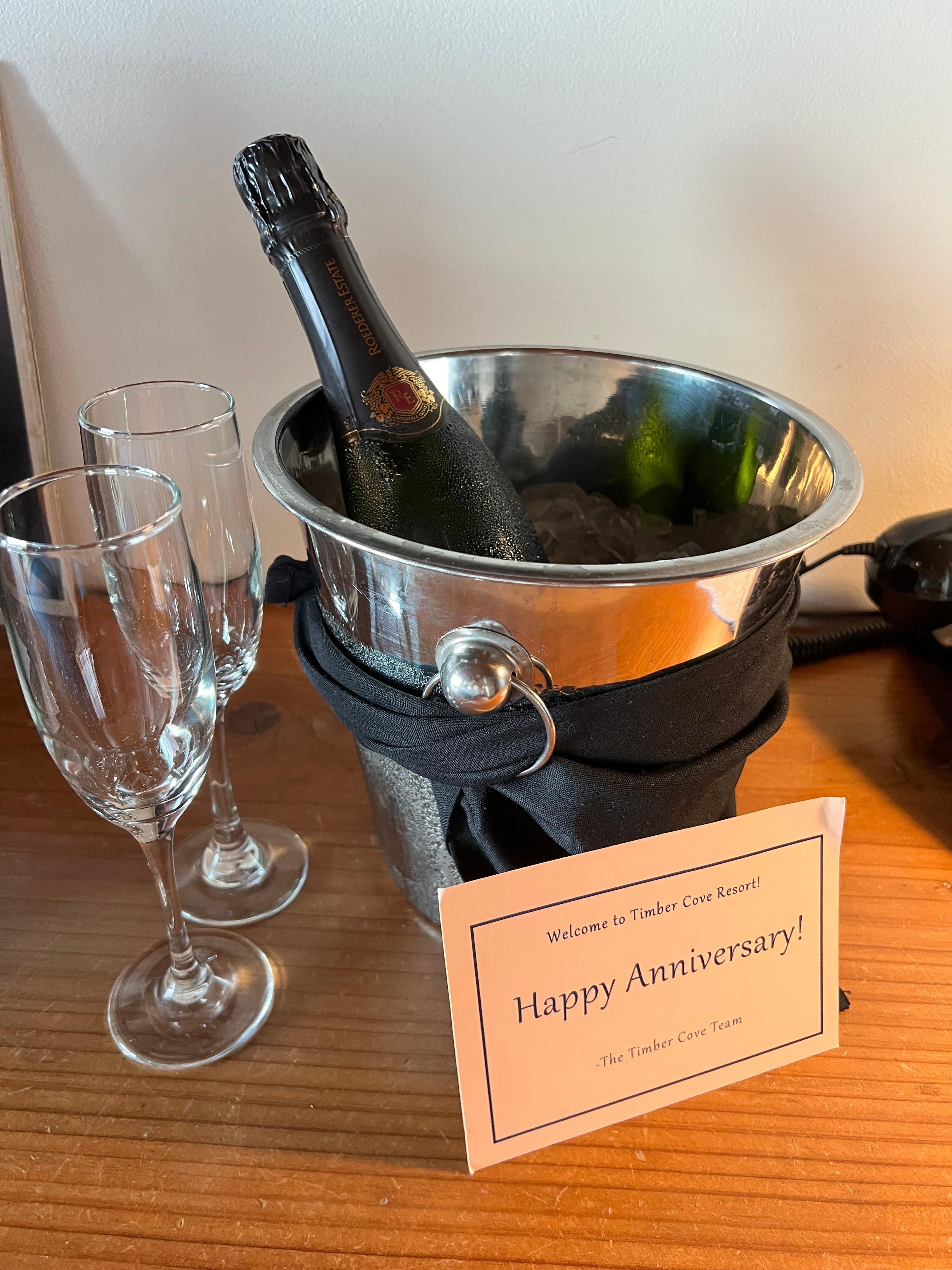 Welcomed by a surprise for our anniversary 