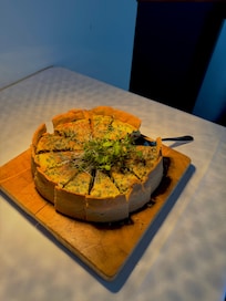 Quiche freshly made for breakfast