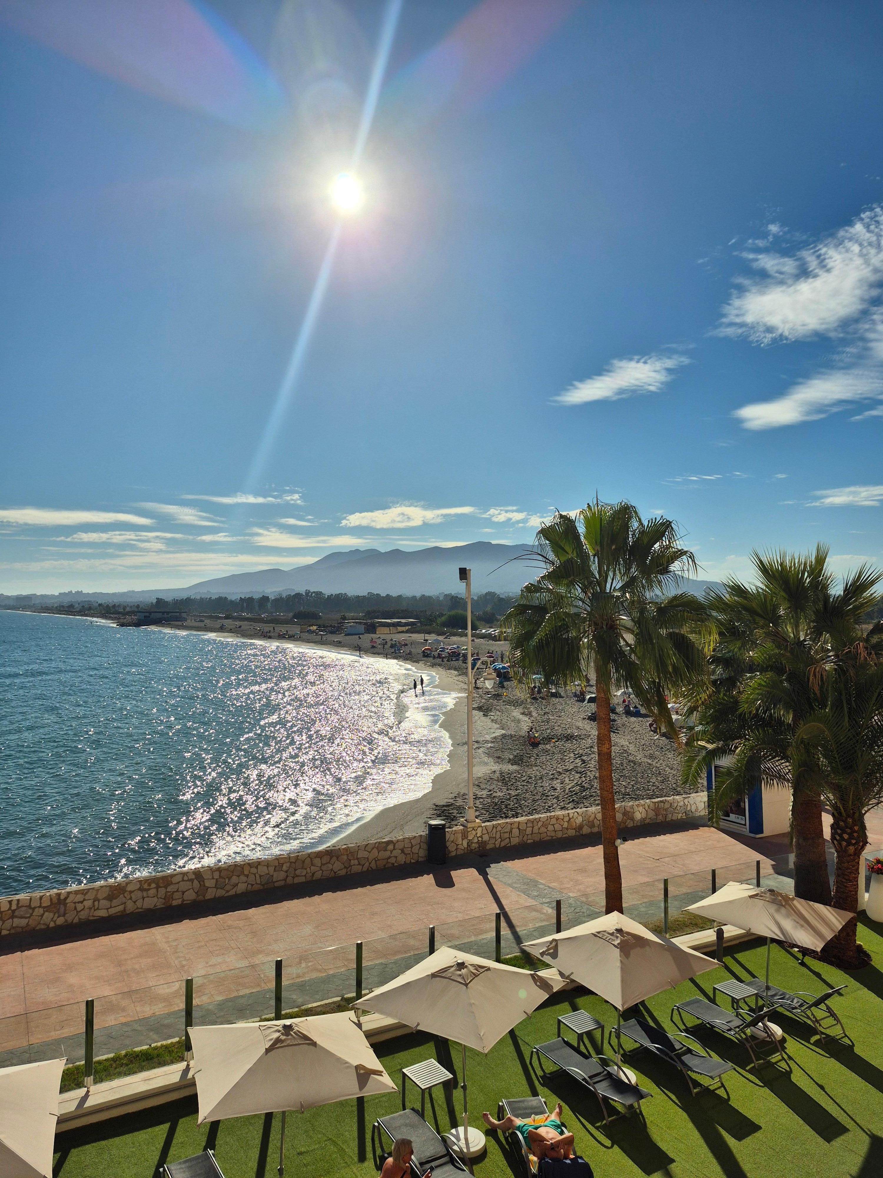 View from our balcony