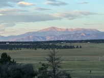 Pike’s Peak from the deck.