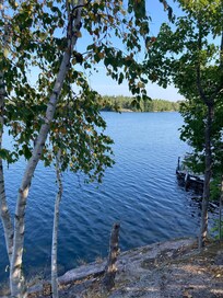 View of the lake from the upper deck