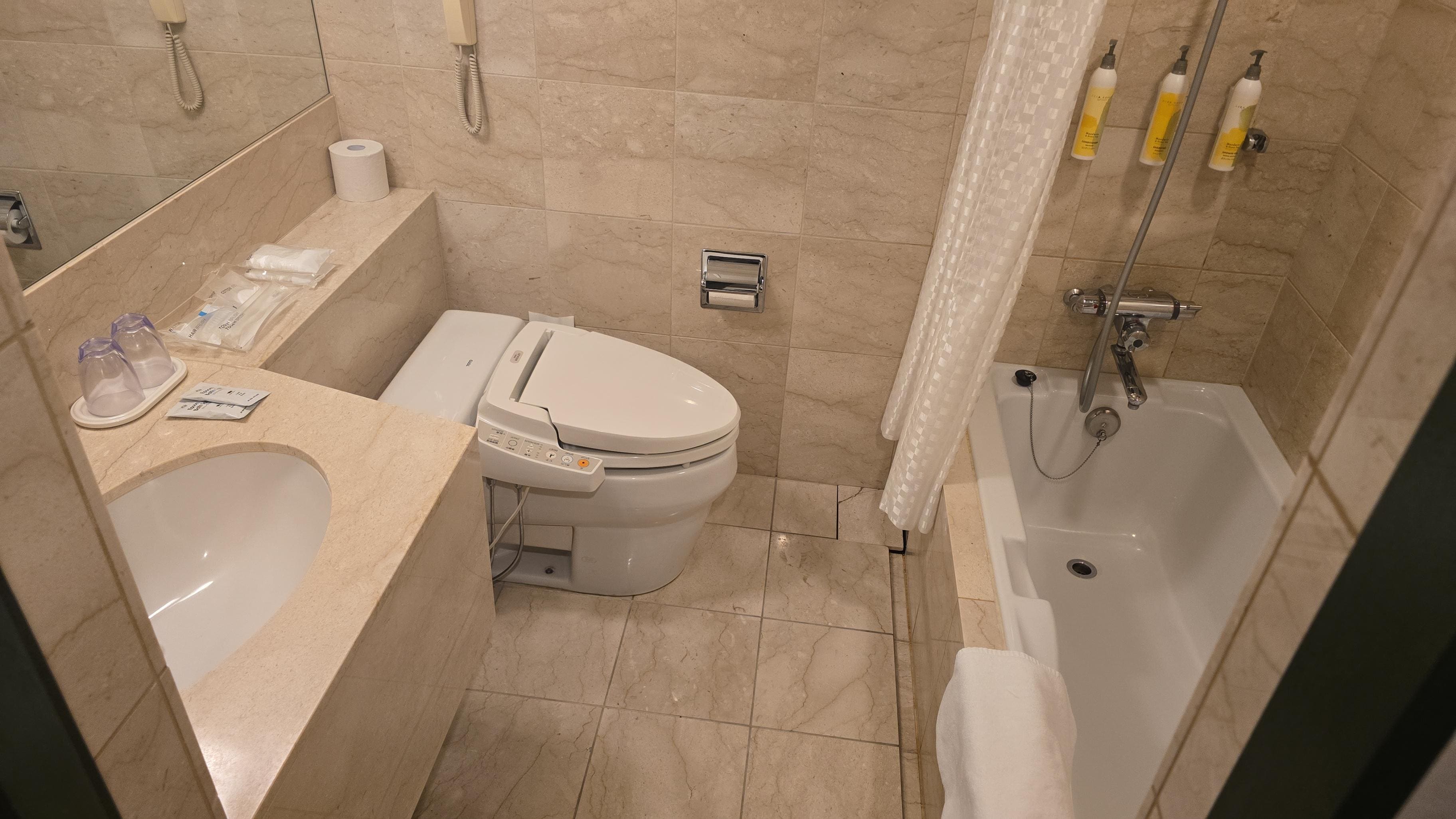 ユニットバースではなく、欧米並み