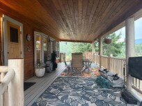 Balcony as big as the cabin inside.