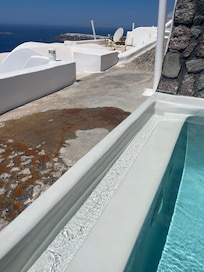 Sewer next to the pool