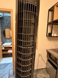 Dusty fan by front
