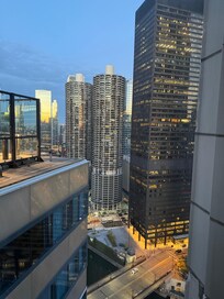 Vista da janela, da nossa suite