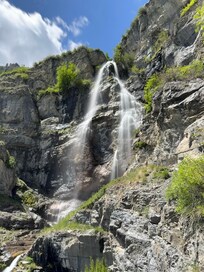 A 1.5 mile hike to the waterfalls right from Sundance property. Beautiful!