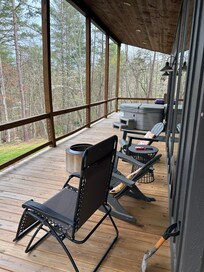 Open air, roofed deck for all seasons of relaxion