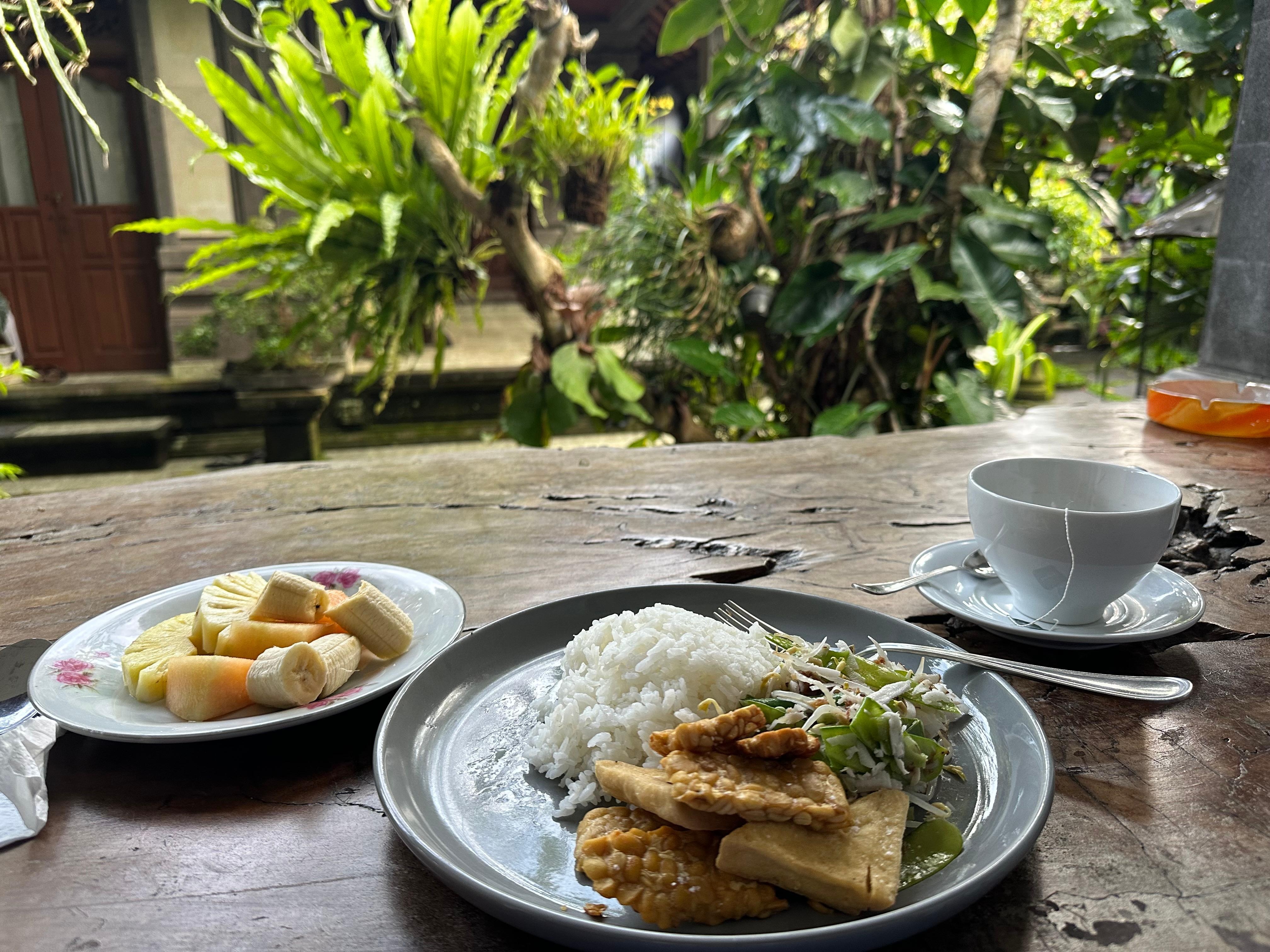 Traditional Indonesian breakfast 