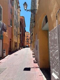 The Apartment is a few yards down this road on the right hand side.