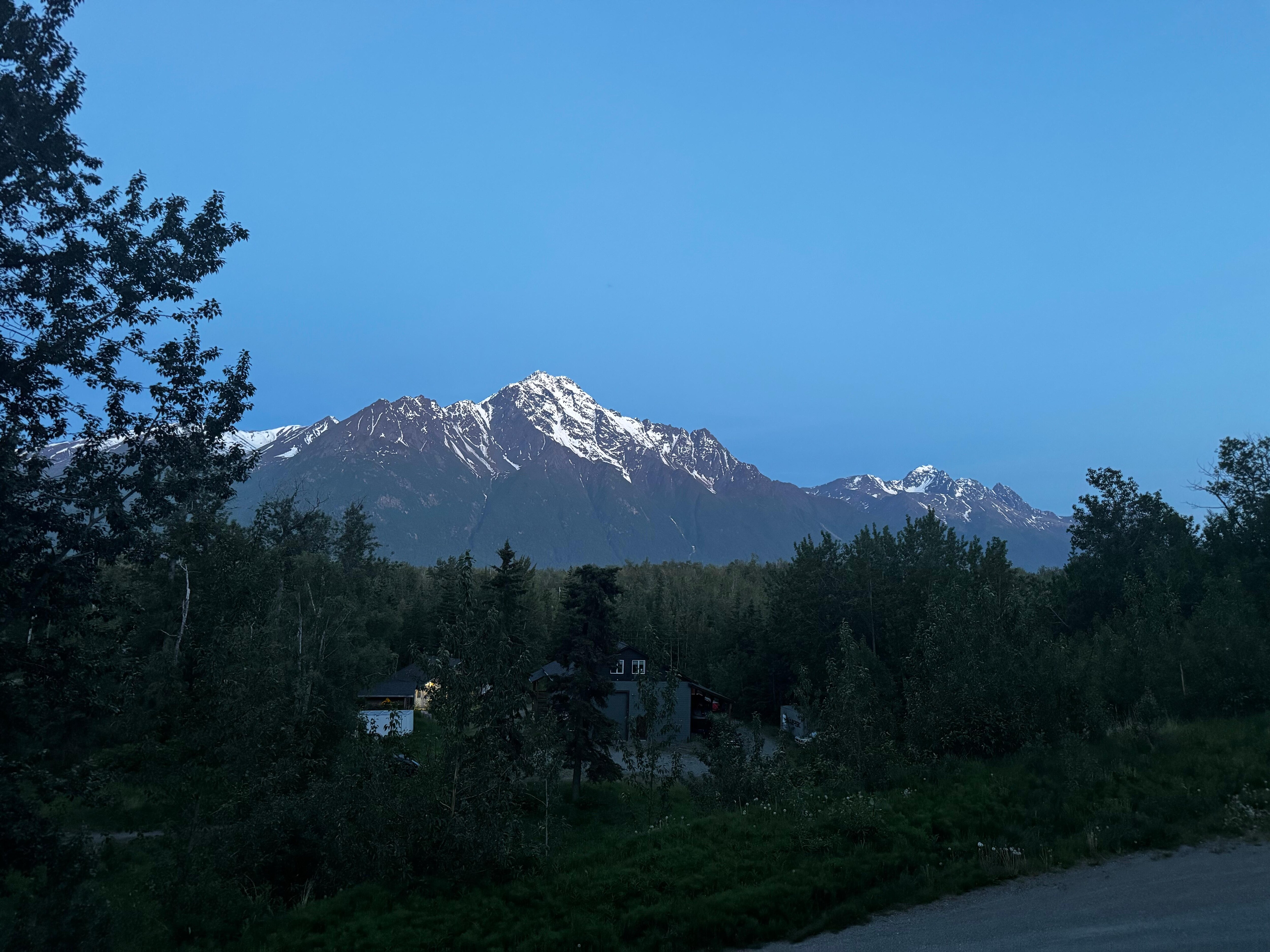 View from the back deck of vacation rental