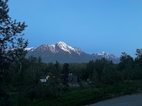 View from the back deck of vacation rental