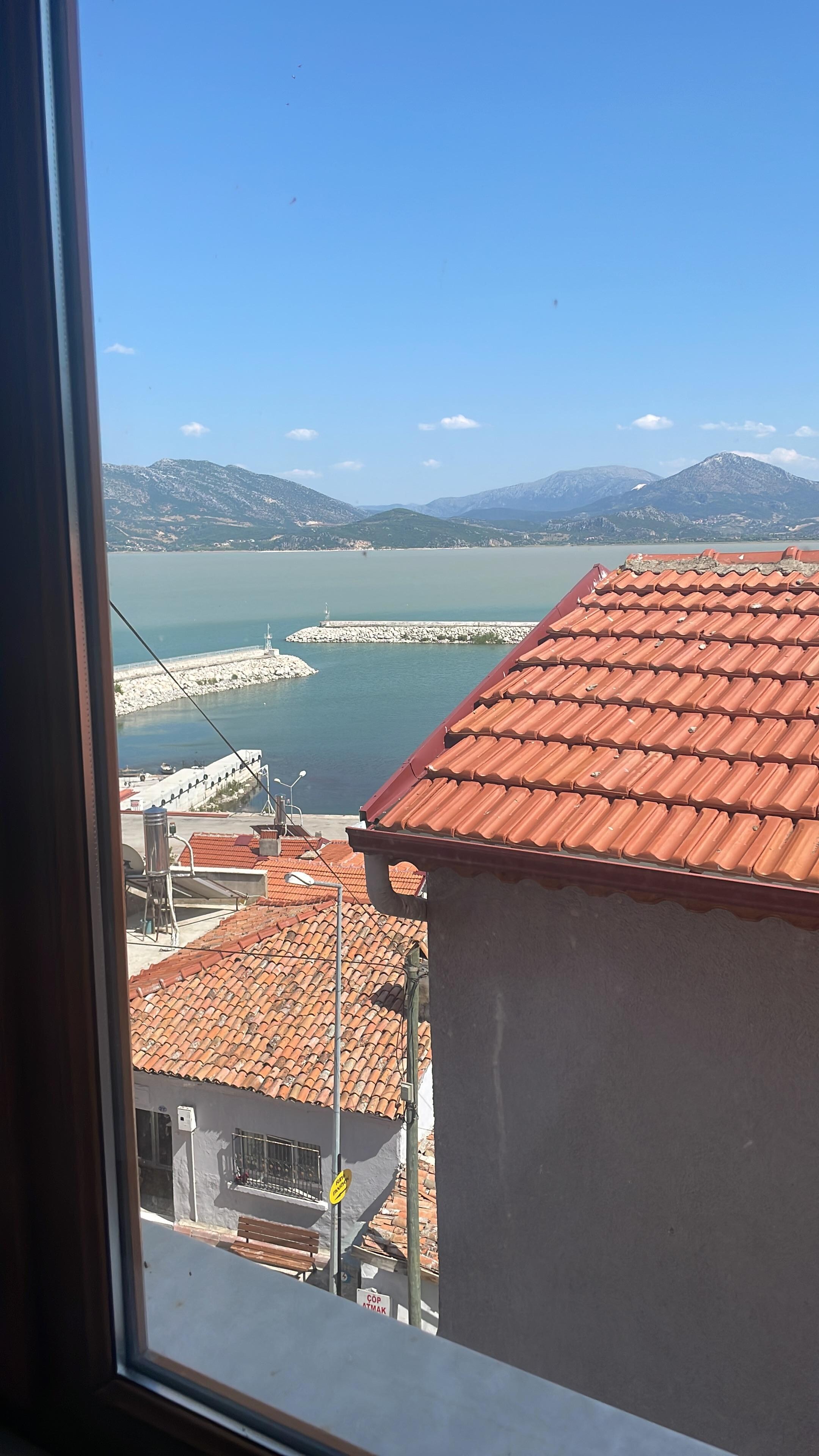 Odamız net görmüyordu eğirdir Gölünü 