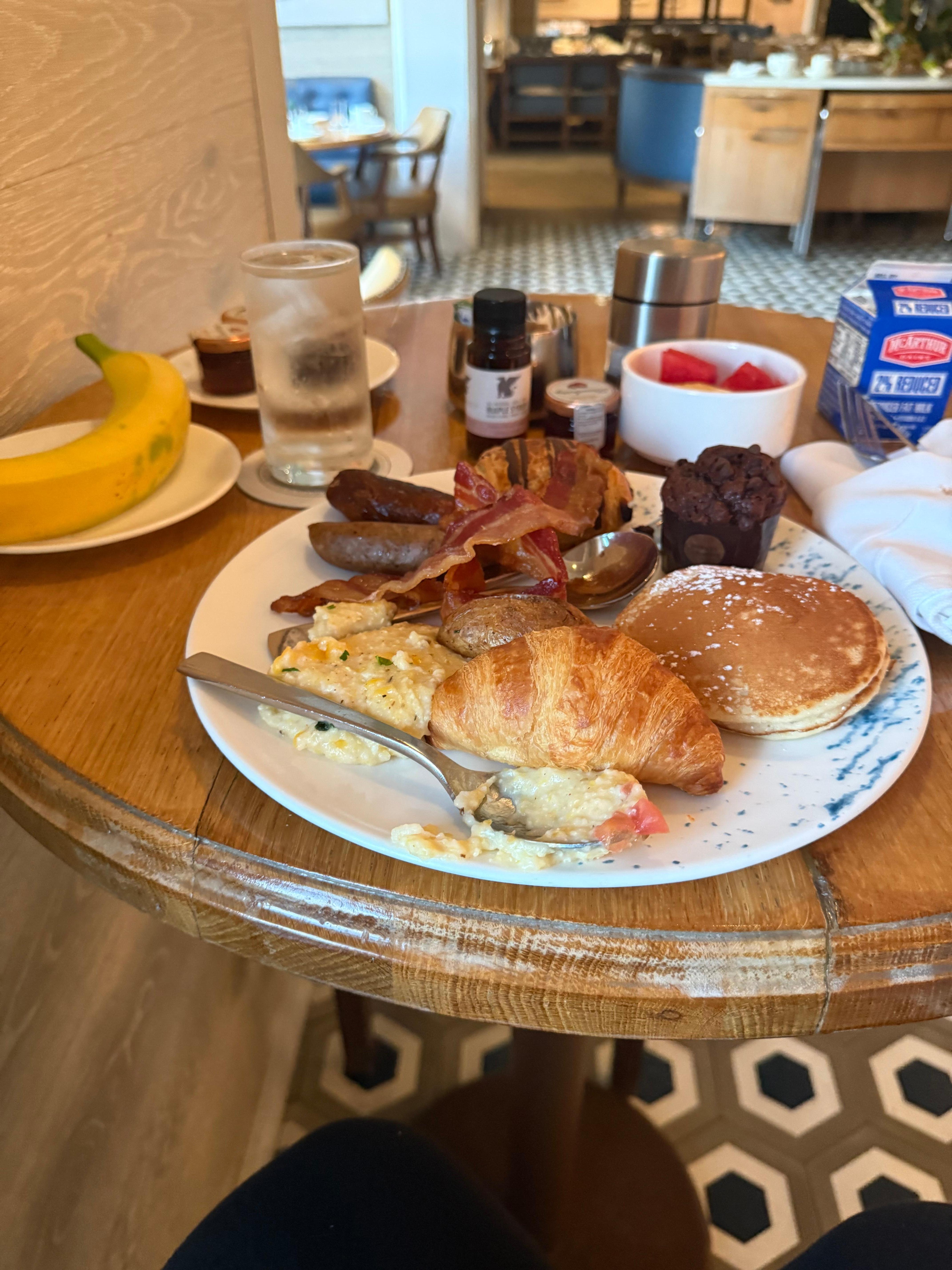 Breakfast buffet