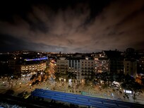 Rooftop view from terrace bar