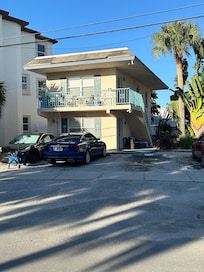 Front of unit with assigned parking