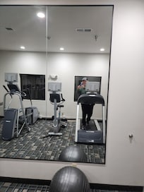 It could be bigger with more equipment.