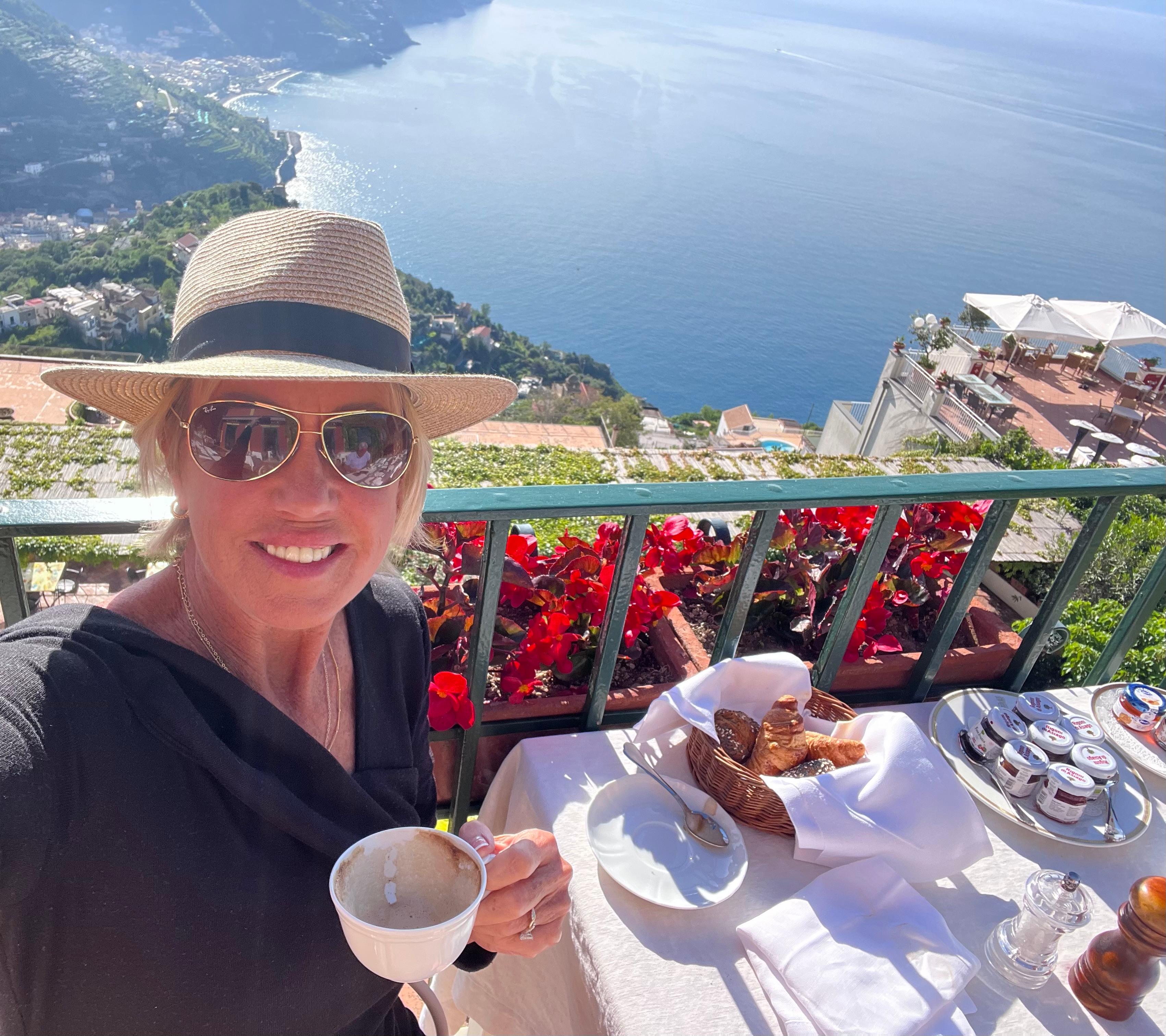 Delicious terrace breakfast
