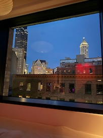 Night view out of my Hotel window.