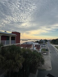 Sunrise from from walkway