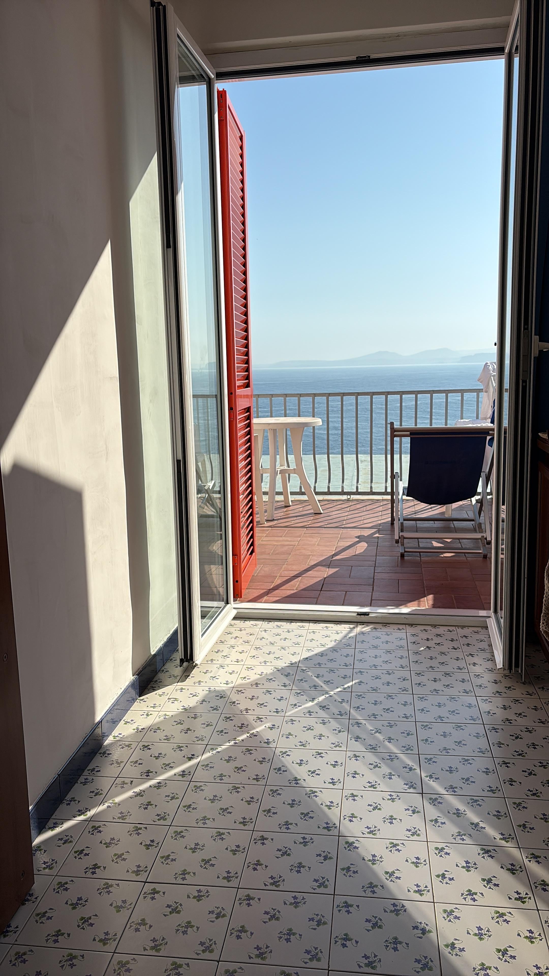 View from bed , top floor