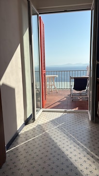 View from bed , top floor