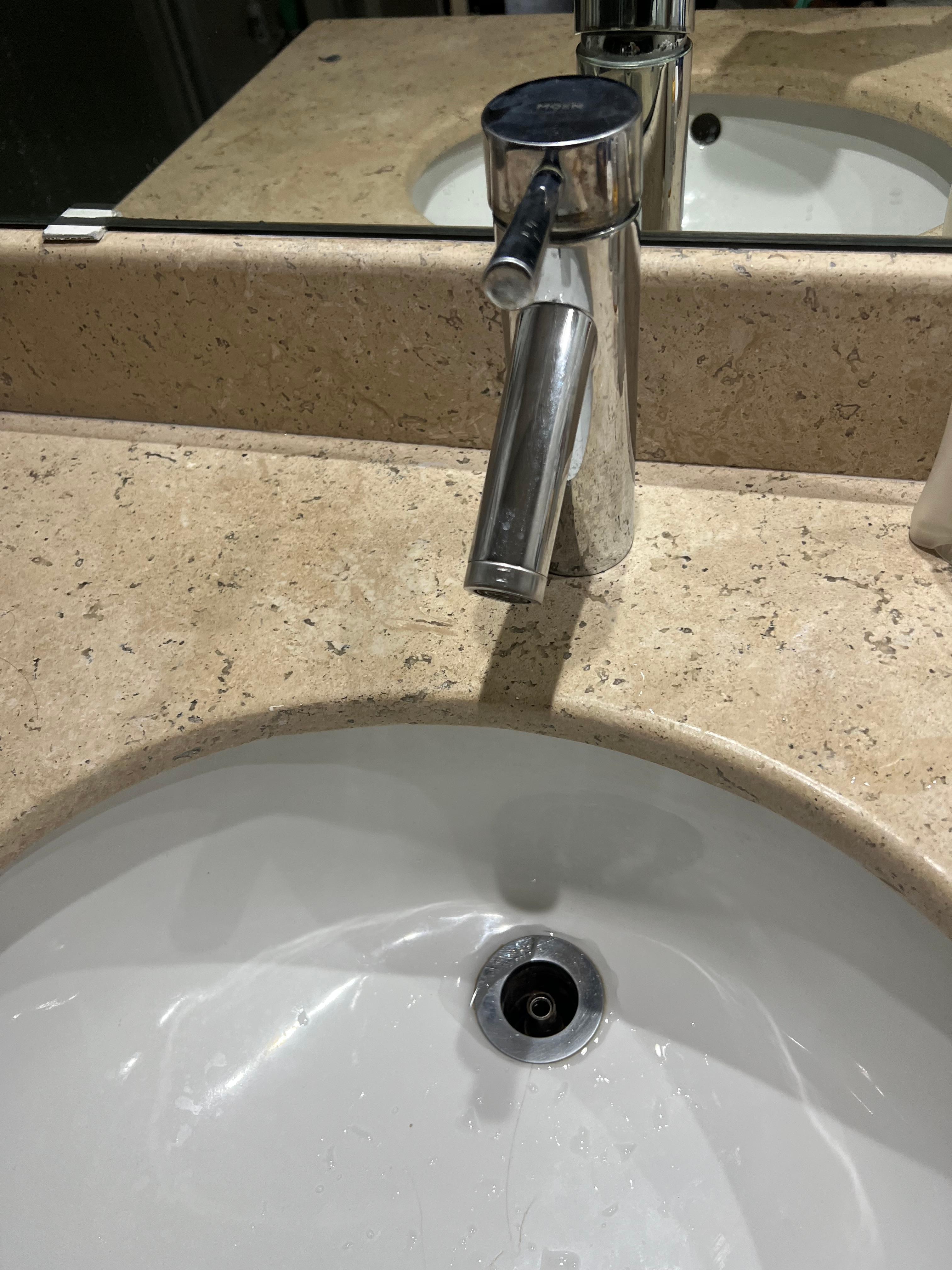 Parts are missing and overall outdated hotel