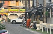 View of our side street from the hotel