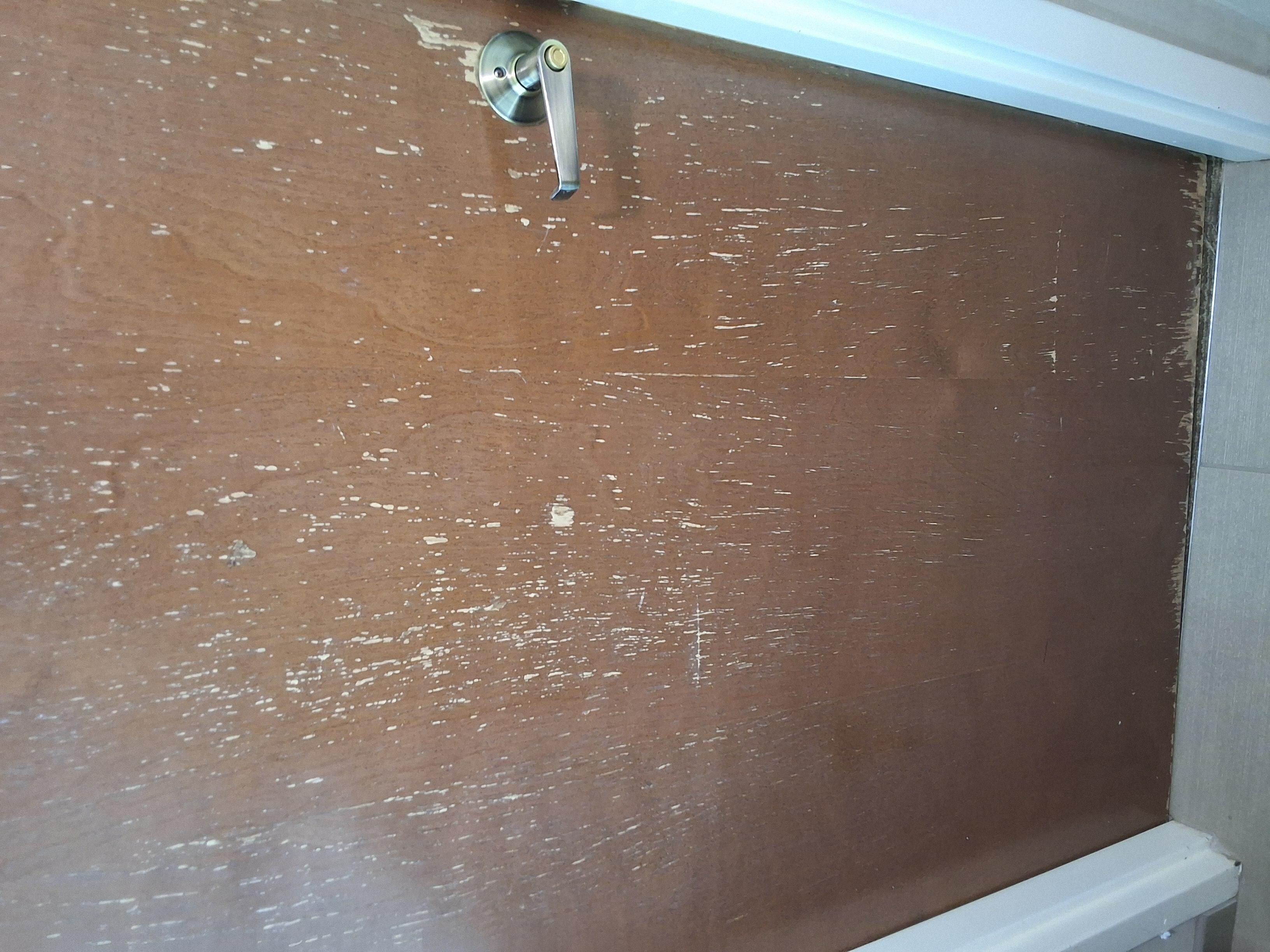 bathroom door
How long has it been