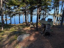 Peaceful walk to the fire pit.