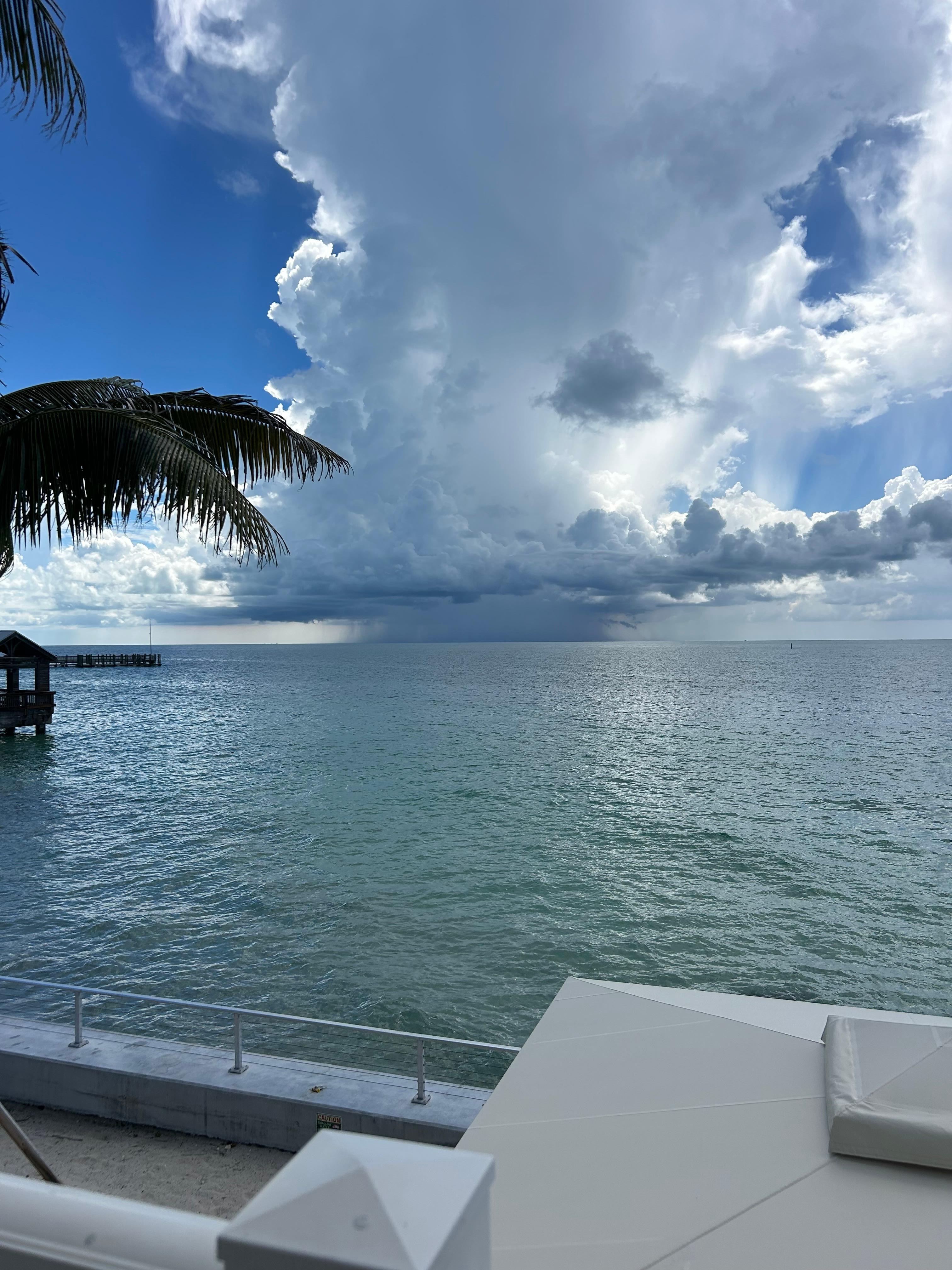 View from the oceanfront king balcony