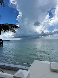 View from the oceanfront king balcony