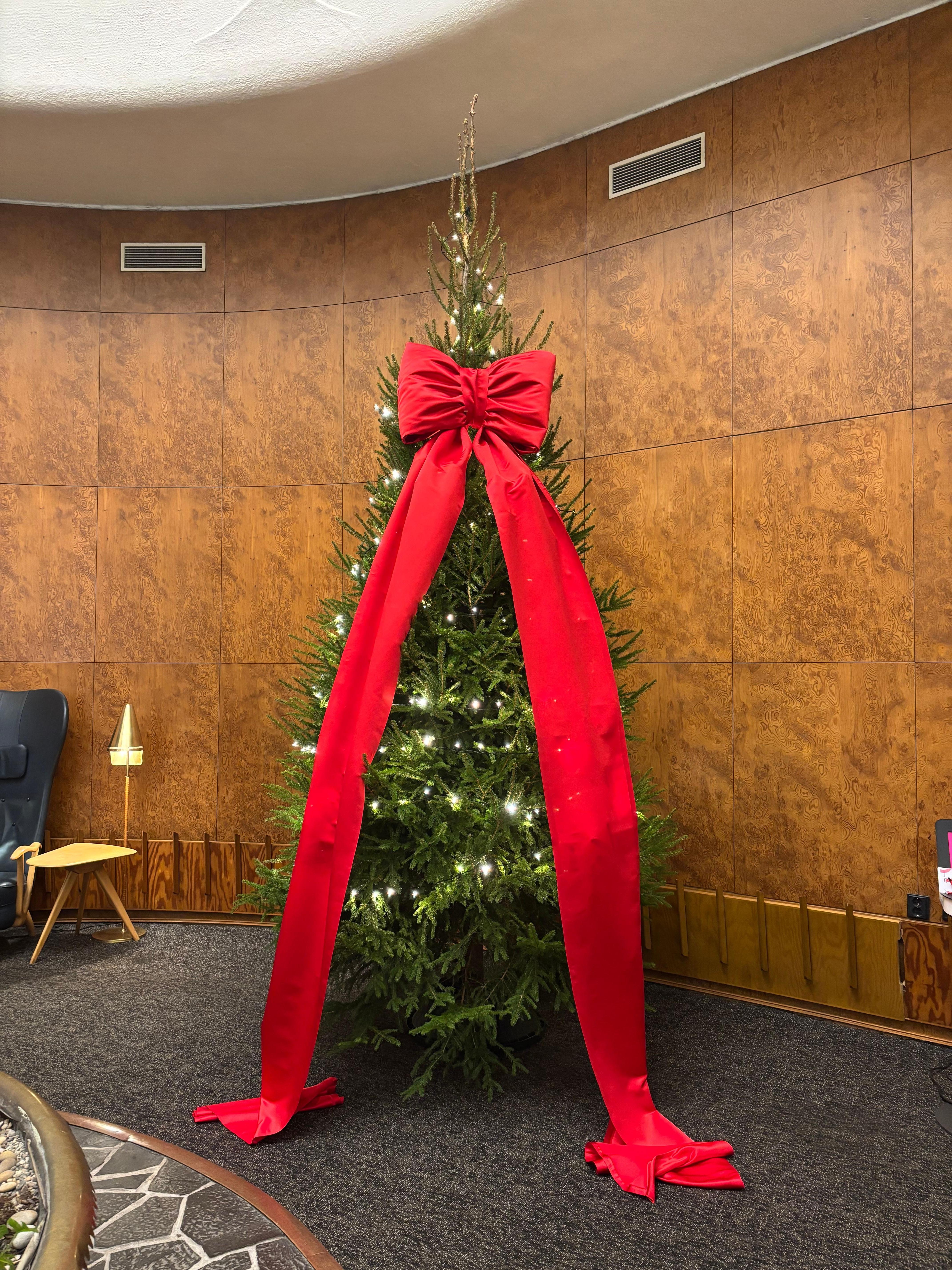 ロビーに飾られていたツリー🌲