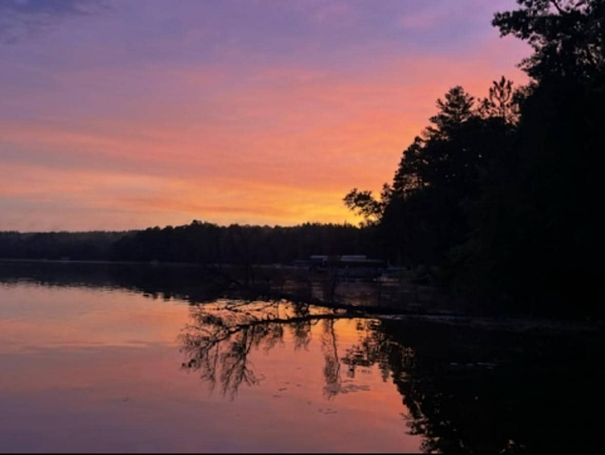 Sunset from the pier 