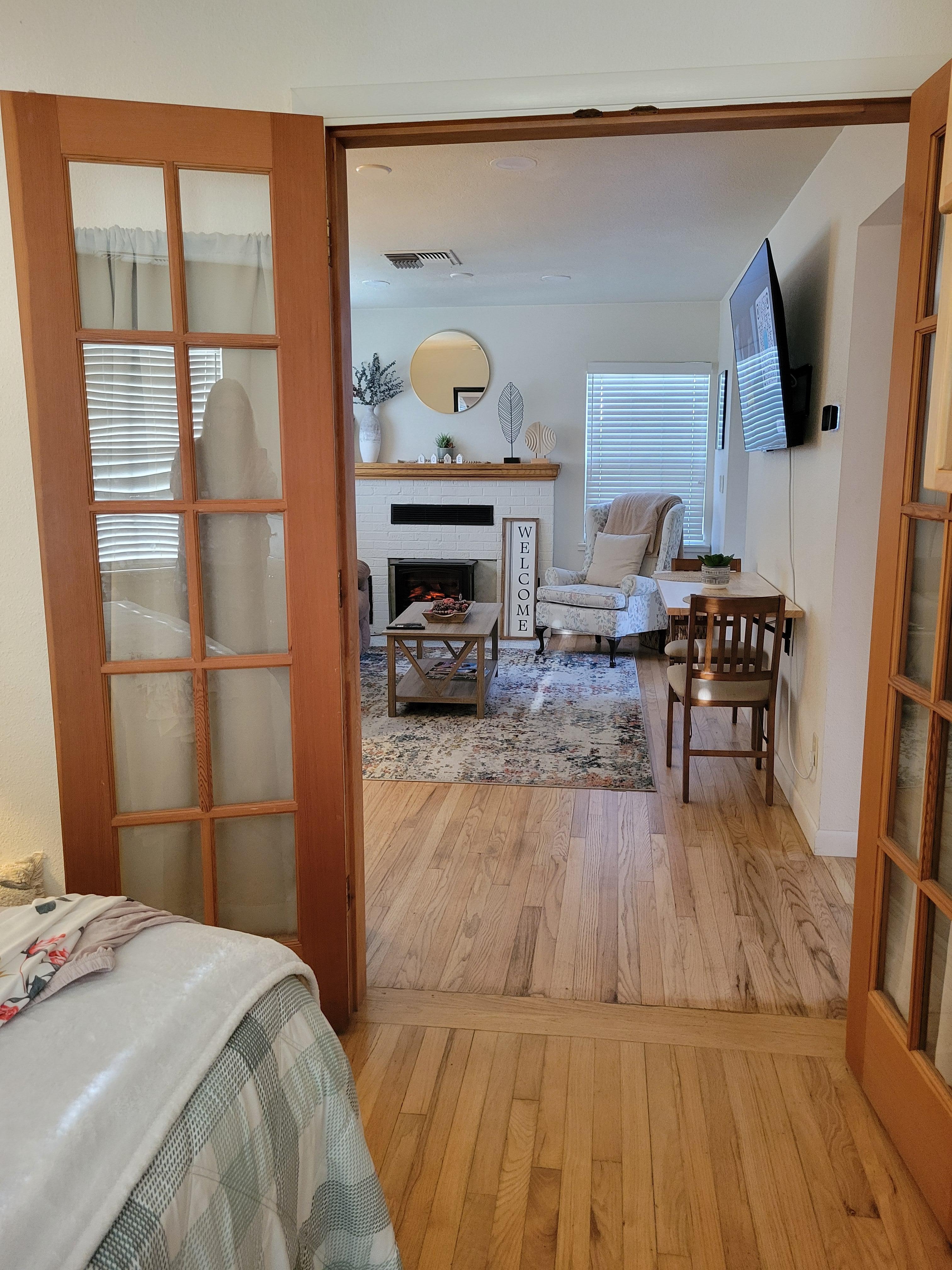 View from the master bedroom 