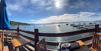 Morning view while eating complimentary breakfast