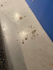 Peeling paint