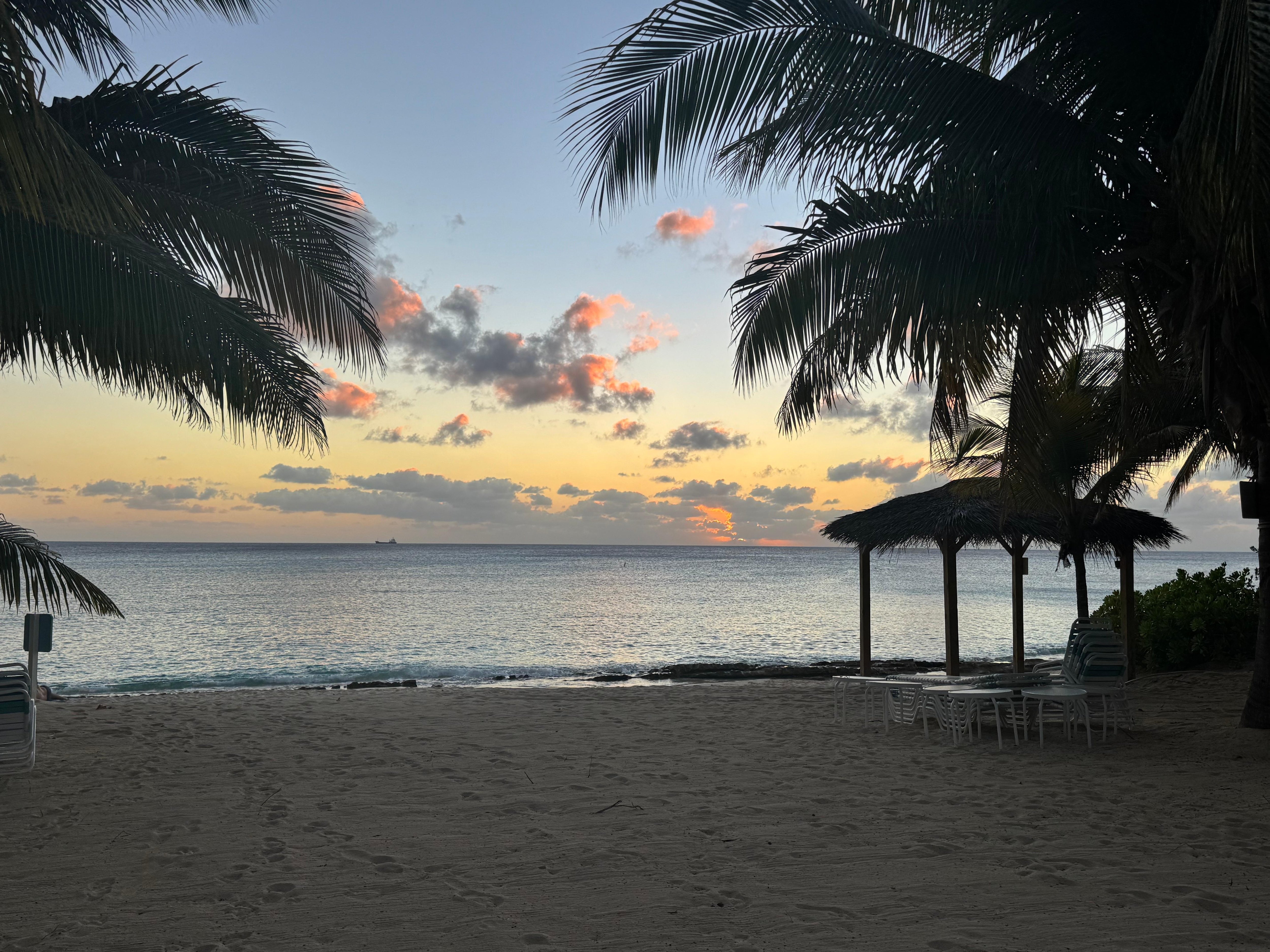 Cabana for shade if desired