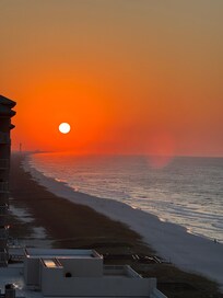 Sunrise from balcony