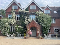 The welcoming front entrance.